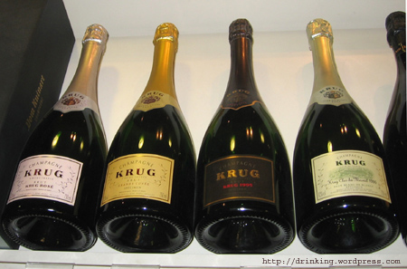 Krug Champagnes at Fortnum and Mason